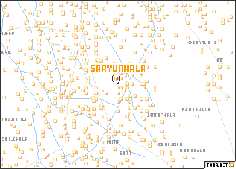 map of Saryunwāla