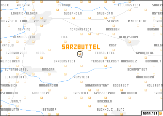 map of Sarzbüttel