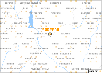 map of Sarzeda