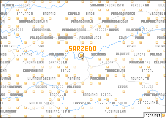 map of Sarzedo