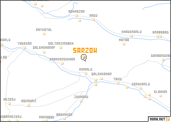 map of Sarzow