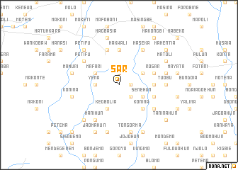 map of Sar