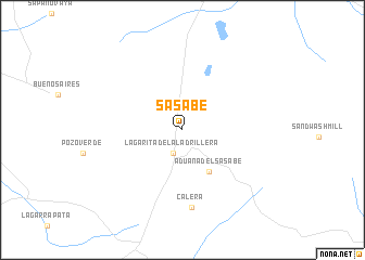 map of Sasabe