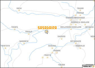 map of Sasadaira