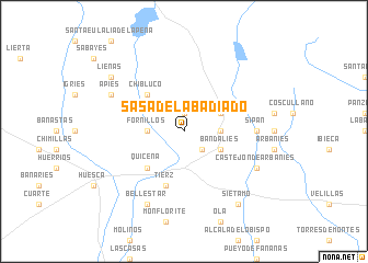 map of Sasa del Abadiado