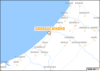 map of Sasaguchihama