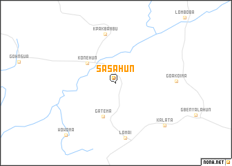 map of Sasahun