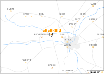 map of Sasakino