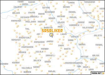 map of Sasāli Ker