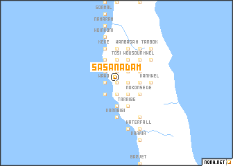 map of Sasanadam