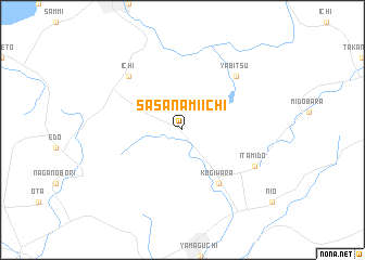 map of Sasanami-ichi
