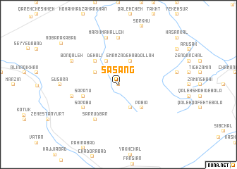 map of Sāsang