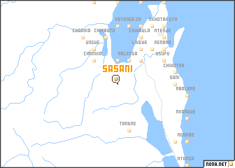 map of Sasani