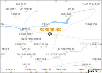 map of Sasanovka