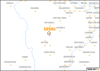 map of Sa Sau