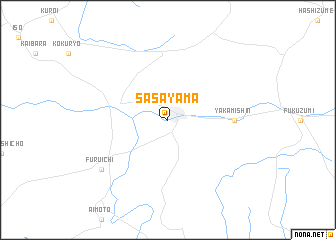 map of Sasayama