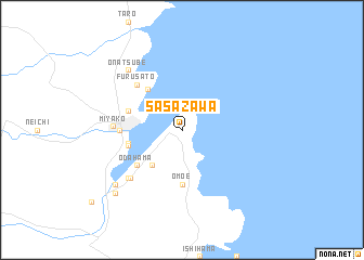 map of Sasazawa