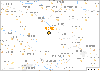 map of Sasa