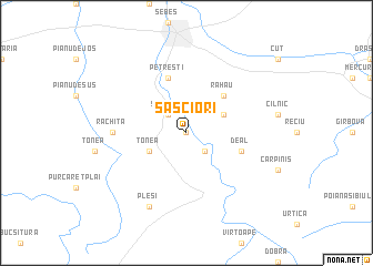 map of Săsciori