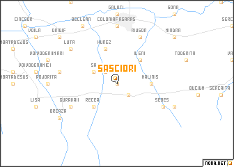 map of Săsciori