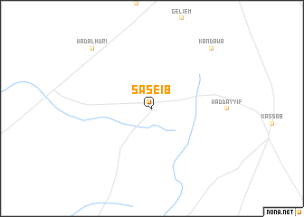 map of Saseib