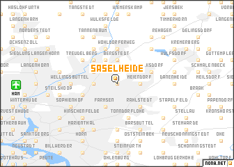 map of Saselheide