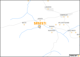 map of Săseşti