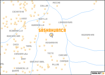 map of Sashahuanca