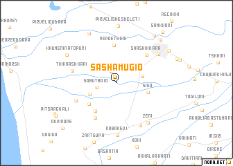 map of Sashamugio