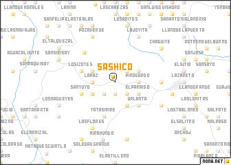 map of Sashico