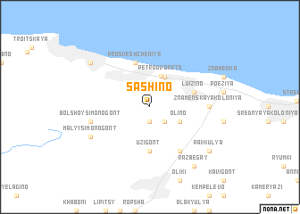 map of Sashino