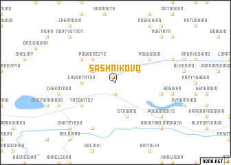 map of Sashnikovo