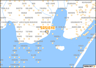 map of Sasieme