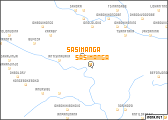 map of Sasimanga