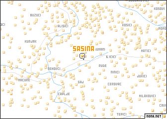 map of Sasina