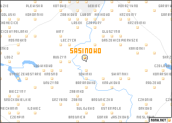 map of Sasinowo