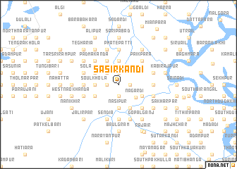 map of Sasirkāndi