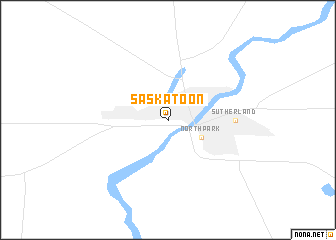 map of Saskatoon