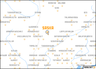 map of Sáska