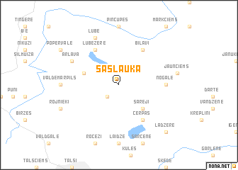 map of Saslauka