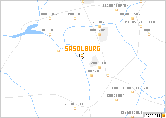 map of Sasolburg