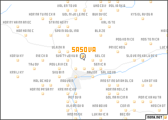 map of Sásová