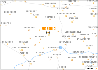 map of Sasovo