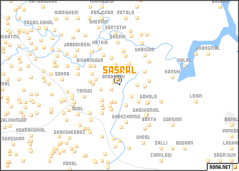 map of Sasrāl