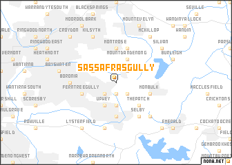 map of Sassafras Gully