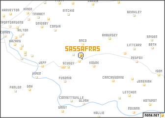 map of Sassafras