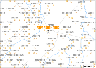 map of Sassankowa