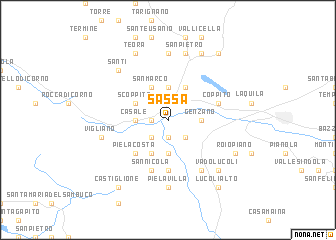 map of Sassa