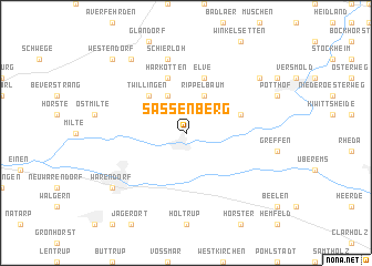 map of Sassenberg
