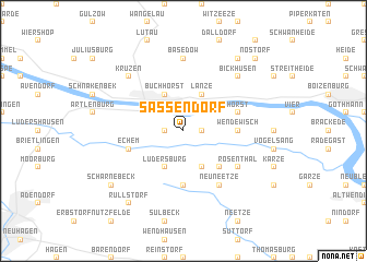 map of Sassendorf